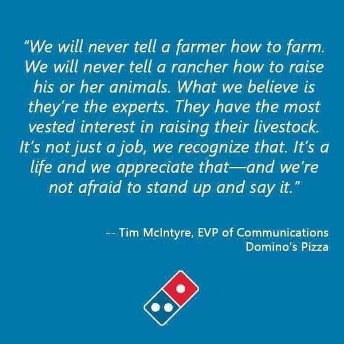 kramerfarm's tweet photo. 👏@dominos #niceapproach https://t.co/rASTjsasMG
