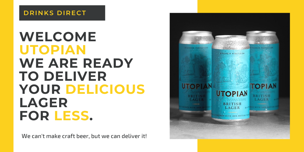 tapin3pl's tweet photo. We may not be able to create award-winning lager, but we can deliver it!

Welcome to Drinks Direct @TeamUtopian 

👉To learn more about them go to https://t.co/CR23bZBgB2 or visit them Utopian Brewing.

#craftlager
#devondrinks
#logisticssupport https://t.co/k7toFquJF4