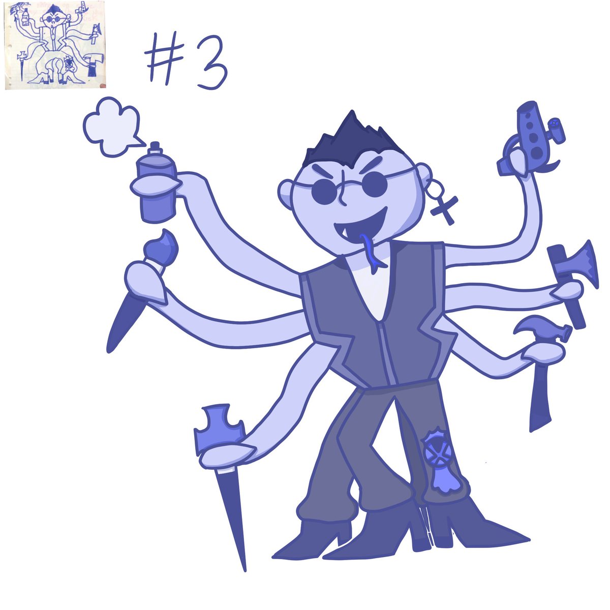 iwillconsumeegg's tweet photo. @JosiahBrooks  #RemakeJazzasArt  wow this took a while ._.  I like the 1st and 3rd one but the 2nd one 😬 anyway lol I had to draw these on my iPad and oh boy I really want a drawing tablet also I know it’s a tiny bit B A D but I’m only 11 so don’t judge me ok 😂 https://t.co/ccvgl9Cmqy