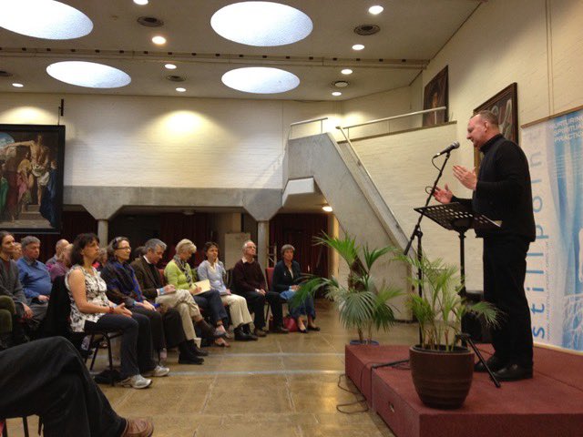 _stillpoint's tweet photo. ‘A Sunlit Absence’ Our second event with Martin Laird OSA June 2012 at OU Catholic Chaplaincy Oxford #stillness #contemplation #contemplativeprayer #contemplativechristianity #martinlaird @pacebene @mattrees https://t.co/tr9kuV7N0x