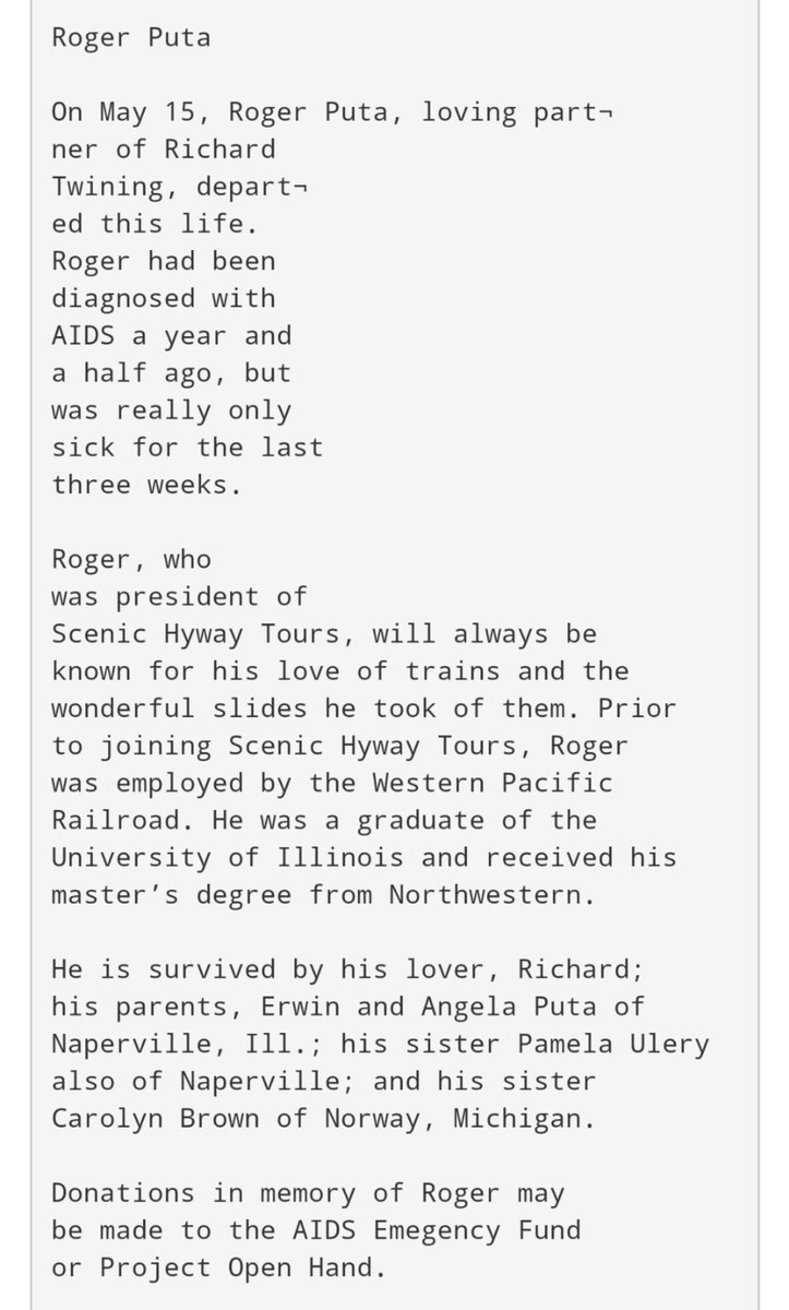 Roger Puta& #39;s obituary in the San Francisco Examiner:  https://archive.org/stream/BA...
