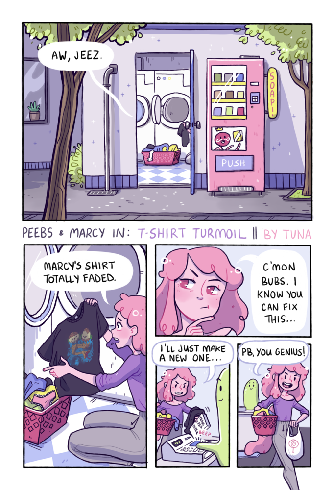 I promised I would share the full comic!! put together for the bubbline zine about a year ago ? 