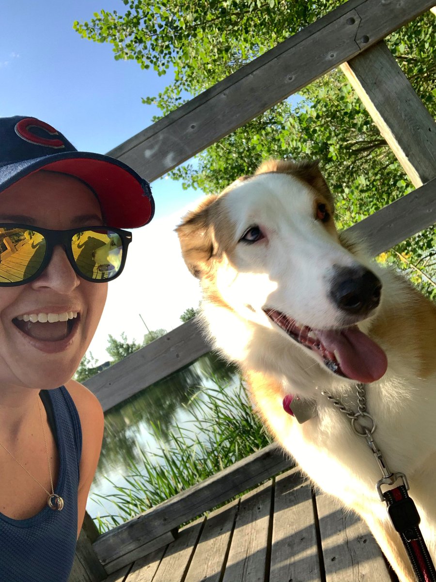 Scout was super pumped for this morning’s run. 😂