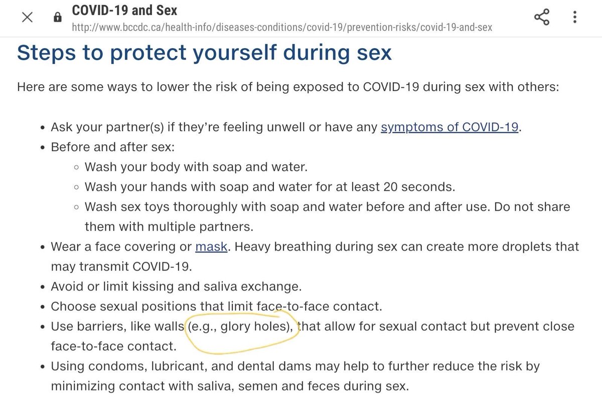 KarlConrad's tweet photo. Canadian government recommends #gloryholes as protection against COVID-19 🤣🇨🇦 https://t.co/Zr2VOWun0k