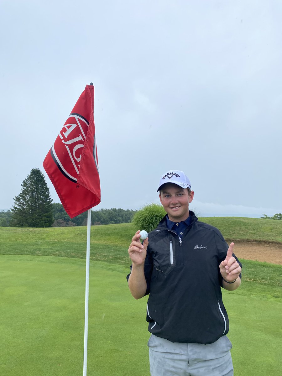 AJGAGolf's tweet image. Cayden Pope gets the second hole-in-one of the day!

Ace on the 194 yard No. 14
@BushnellGolf #ByTheNumbers | #PennStateJr