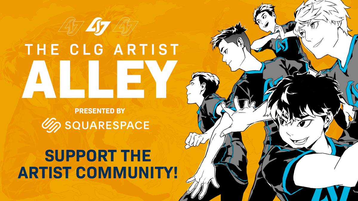 NRGLeague's tweet photo. We understand that the recent cancellation of events &amp; conventions have impacted artists.

We’re excited to be partnering w/ @squarespace to launch the CLG Artist Alley, an online directory of artist shops filled w/ both original &amp; fandom-based art.

➡️ https://t.co/8aOhkFF7K6 https://t.co/HEici6rZOF