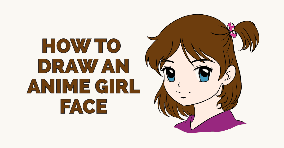 How to Draw a Simple Anime Face  Easy Drawing Tutorial For Kids