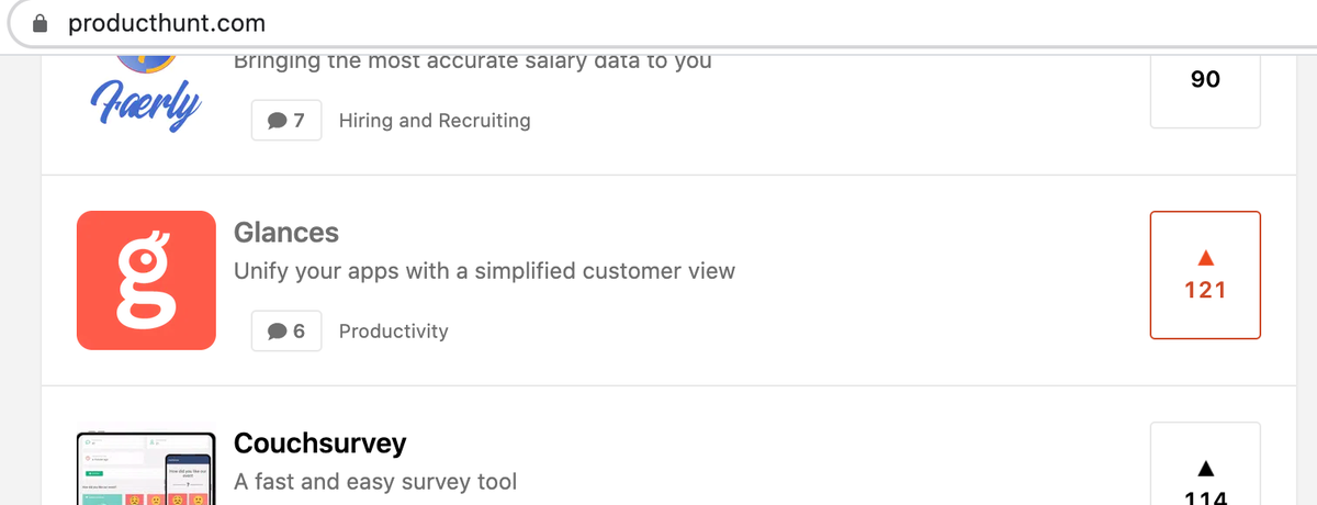 Fanatical_Labs's tweet photo. ✅121 upvotes and counting for @GlancesSupport on #ProductHunt. Thank you, let's keep it going today! Check out our page to leave your feedback and #app requests for Glances 🤓  https://t.co/JKiBup5vSH

#saas #b2b https://t.co/NC4ECToipH