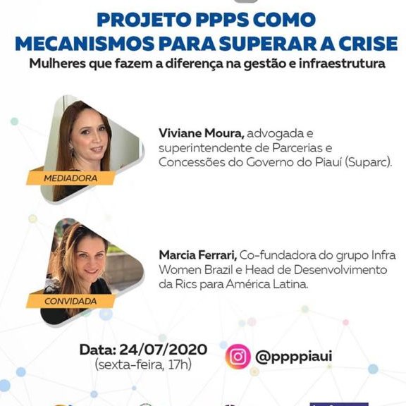 . <a href="/MarciaMFerrari/">Marcia M Ferrari</a>, <a href="/infrawomen/">infrawomen</a> e <a href="/RICSnews/">RICS</a>, participará de uma live no Instagram da @vivianemoraesmoura sobre a importância de incluir e valorizar mulheres na gestão e em projetos de #infraestrutura. Não perca!