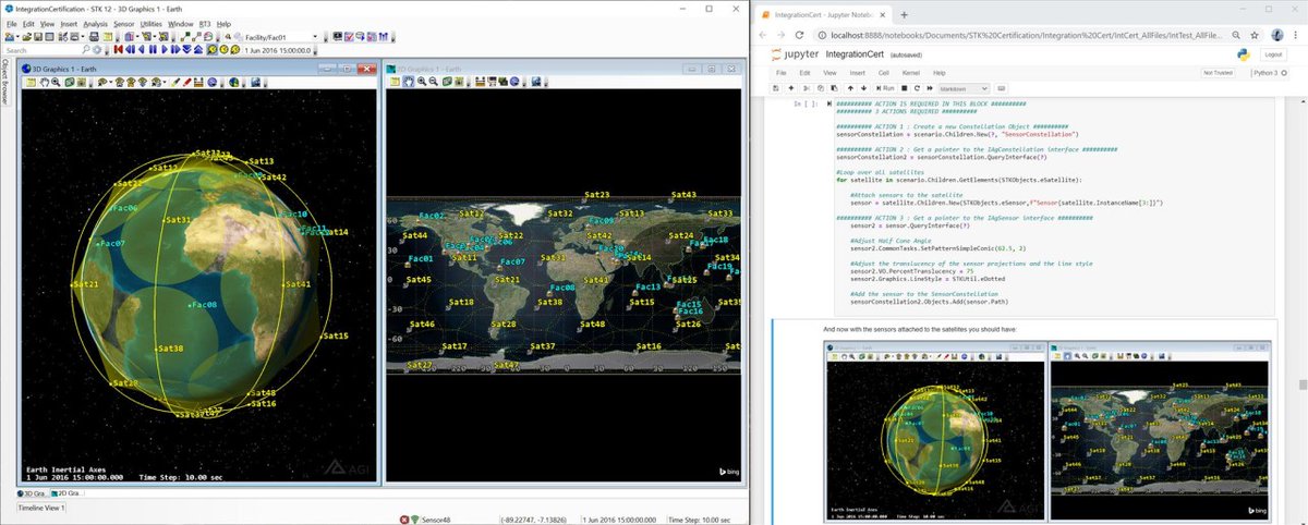 AGItweets's tweet image. Become one of the first #STK Integration certified users in the 🌎 w/ our new STK Master Integration Certification training series!

This Level 2 Certification &amp;amp; training series focuses on automating STK&apos;s processes w/ Python. 

Learn more &amp;amp; register: bit.ly/2YxiCvg
