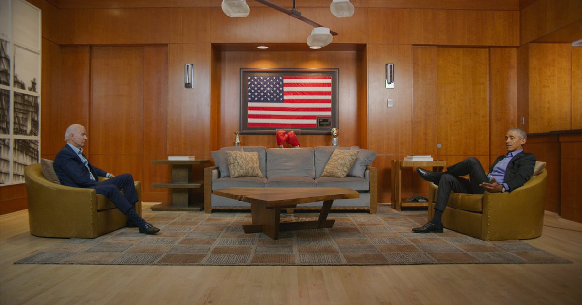 ratemyskyperoom's tweet photo. Sublime. The once and future president. Flag. Design. Boxing gloves for the knock out. 10/10 @JoeBiden @BarackObama https://t.co/kHIRM0ujMq