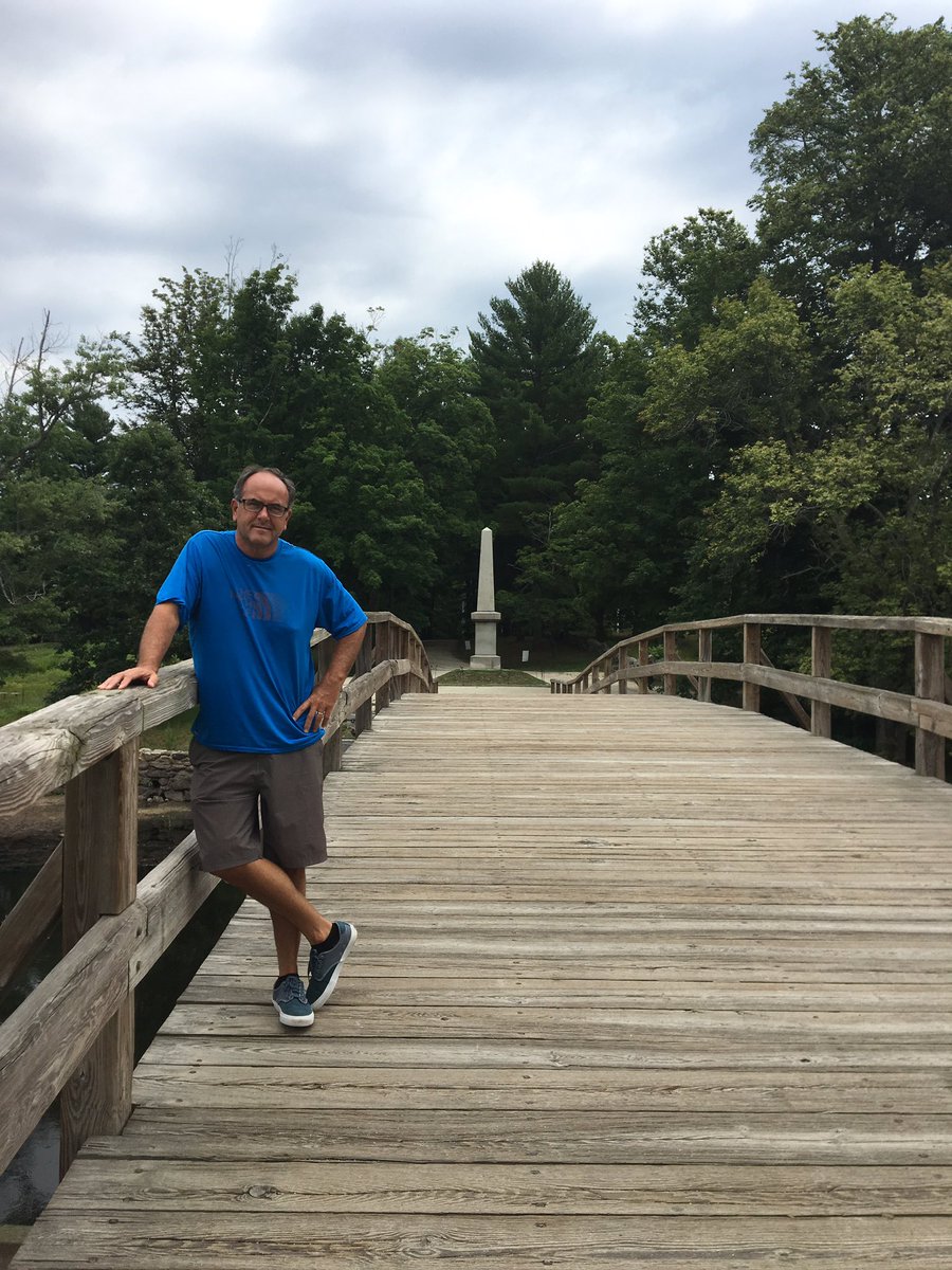 Lansing_History's tweet photo. The Old North Bridge, Concord, Mass.
The “Shot Heard ‘Round The World” happened here April, 1775! https://t.co/wvmfo3VJMi