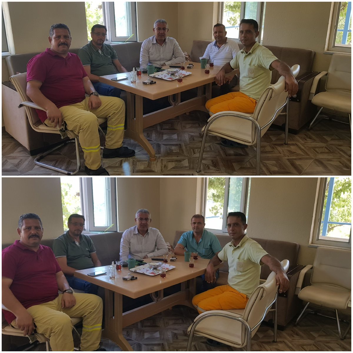 Ylmaz38673891's tweet photo. Öz orman iş bölge başkanımız kenan atalay bölge mali sekreterimiz orhan altıntaş denizli temsilcimiz ramazan baz ile uşak merkez ve güre ilk mudahale ekiplerimizi ve gözetleme kulelerimizi ziyaret ederek kolaylıklar diledik.@kenanatalay2048 @ORHANALTINTAS64 @baz2_baz @SAKIR_AYAN https://t.co/AovYT4rx63