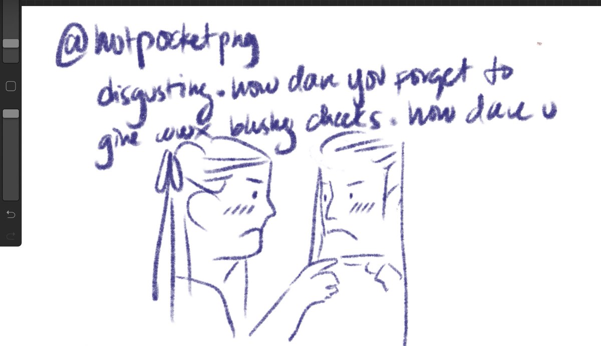 U forget blushie @hotpocketpng 