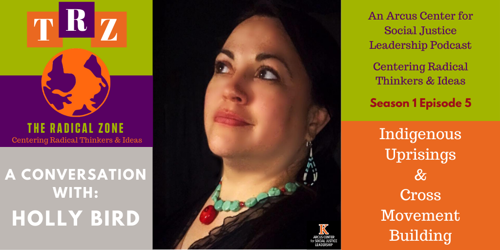 ACSJL's tweet photo. The Radical Zone team had the pleasure of speaking with Holly Bird to bring us to speed on critical issues facing Ingenious Movements, parallels to Black movements, and COVID-19 and its impact on the Indigenous community in America. https://t.co/4UhQIwsRT1 https://t.co/DyX6HmCX2c