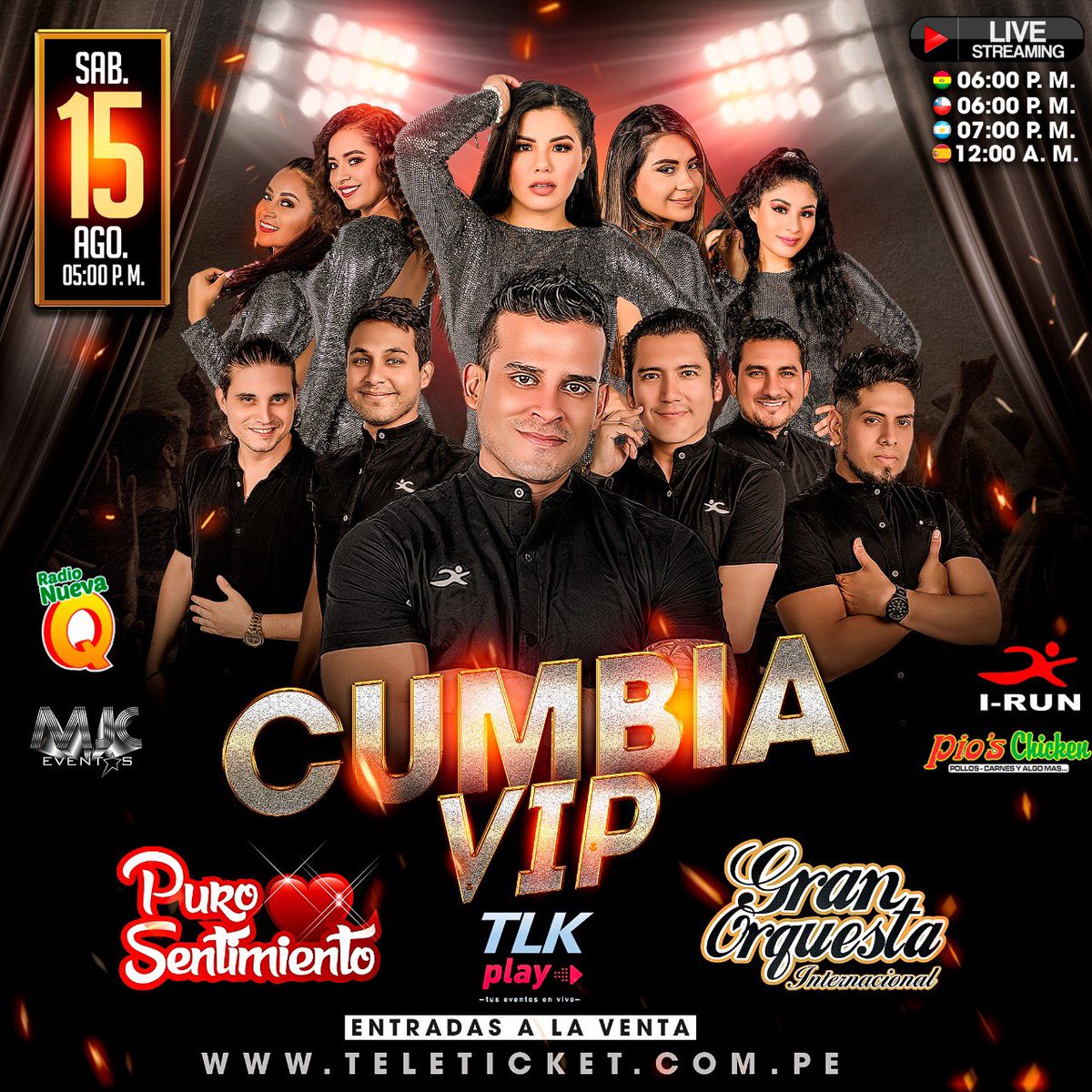 ¡Volvemos a encontrarnos! Este 15 de agosto estamos de vuelta con un gran concierto virtual compartiendo escenario con nuestras hermanas musicales de @Psentimiento_oficial en un show de 4 horas con nuestros mejores éxitos para disfrutar en familia desde la comodidad de tu hogar.