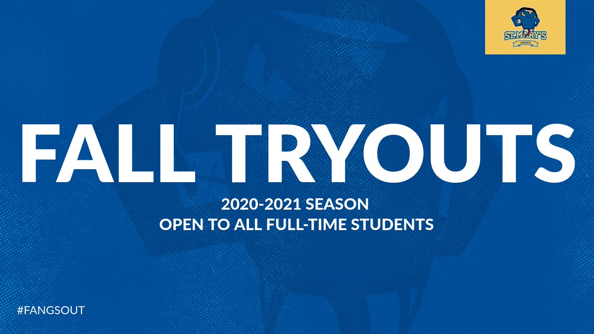 StMUesports's tweet photo. 🚨Fall Tryouts Update: We're looking to compete our Varsity Overwatch &amp; League of Legends teams AND build teams for new games. 

✅Must be a full-time student
✅Must own the game
✅No rank requirement
✅Sign Up: https://t.co/jJDqn1Y8rk

Questions? https://t.co/zuId9FEDQc https://t.co/LDE1pVooJe