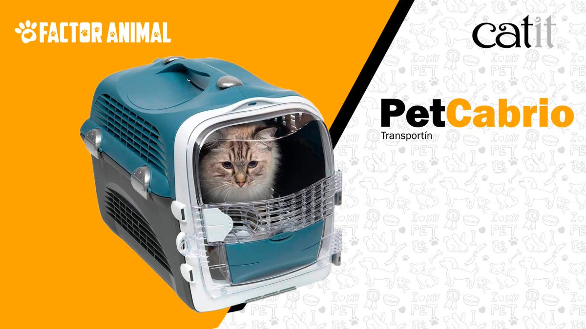 factor_animal's tweet photo. 😸¡PONLE CÓMODO!

Con el #transportín @Catit Pet Cabrio transportarás a tu #gato con la máxima comodida y bienestar 😻

Vente y no te pierdas nada 👉 https://t.co/MQpYaijiA9 https://t.co/ZBOLrYA2jW