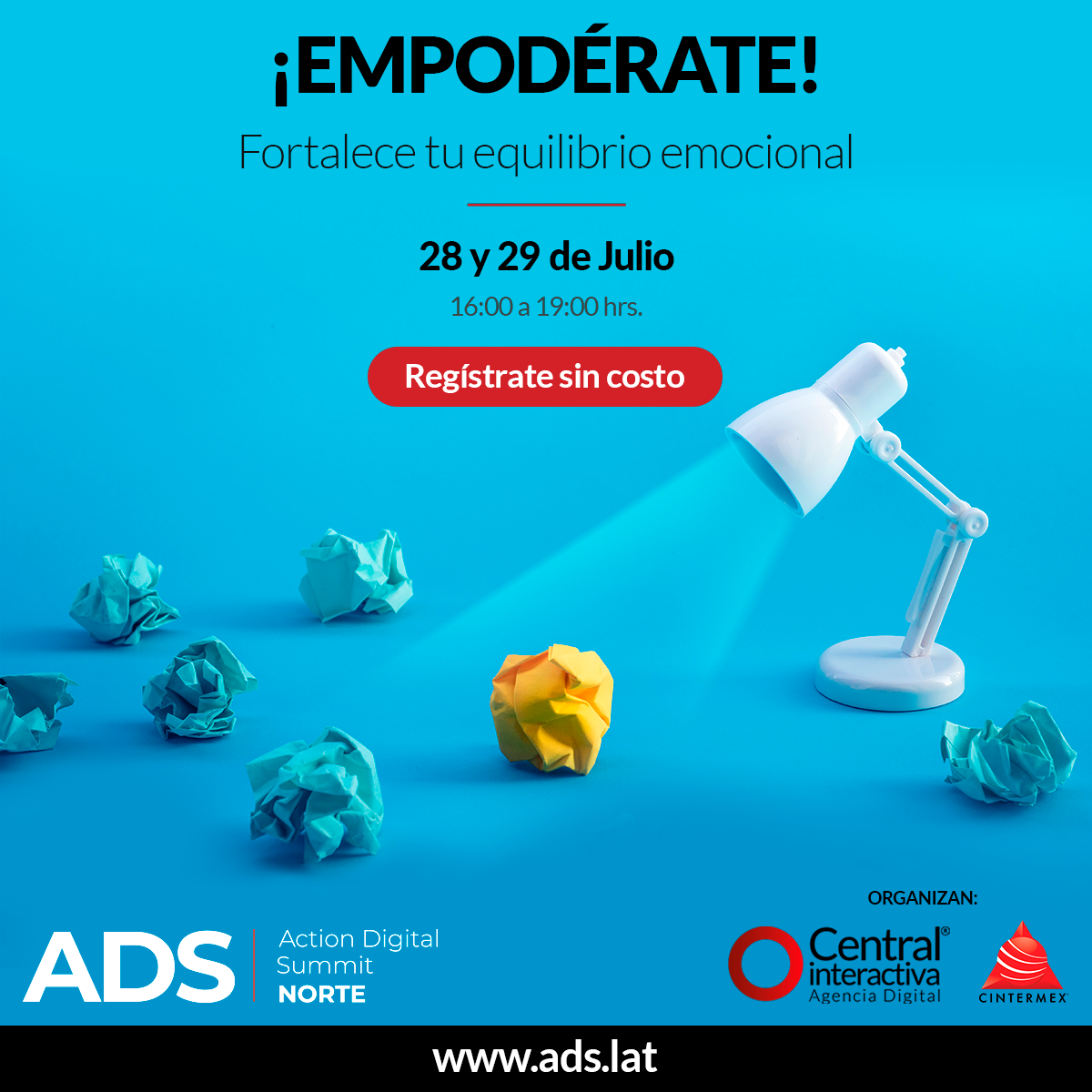 summit_action's tweet photo. 💻Conéctate este 28 y 29 de julio a partir de las 16:00 y juntos logremos superar nuestras propias expectativas.
📌Día1
https://t.co/CjBb2Ehy7X

📌Día 2
https://t.co/u9U4k4hhN8

📍Consulta todo el programa aquí:
https://t.co/11nITXFMdt

#ADSNorte https://t.co/K00YRTSa7r