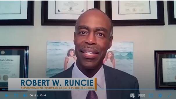 browardschools's tweet photo. At today’s School Board  special workshop Supt ⁦@RobertwRuncie⁩ provided info on the use of three high school campuses as COVID-19 testing sites and e-Learning expectations for the new school year. He also asked for the community’s help. View video: https://t.co/Z9kNo5xnd0 https://t.co/ojusO9ggvM