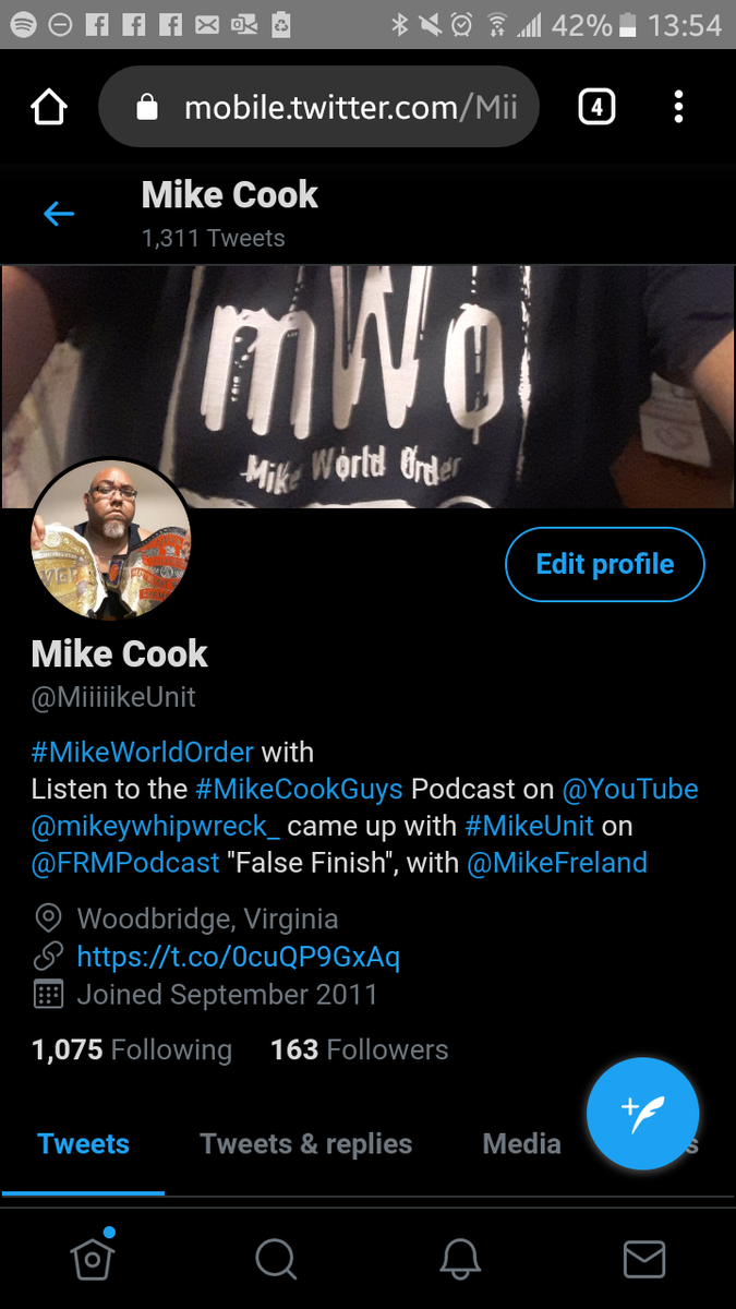 mWoMikeThunder's tweet photo. Its official now...
Now the confusion ends for @mikeywhipwreck_ and thanks for the assist @MikeFreland (He never mooched off me, I asked) and @jrodnumero1 (best friend and bro)
MIIIIKE UNIT shirt logo ideas as we speak.
#MikeWorldOrder
#MikeUnit
#FRMPodcast
#PodcastUnion https://t.co/LWWt4sjUla