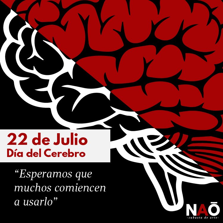 PatoSinestesico's tweet photo. 🧠 Usarlo es gratis y libre de comisión, igual que inscribirse en nuestra subasta 👉 https://t.co/6UUYM83Zwn 
Te esperamos para adquirir obras que pongan a trabajar ese órgano conmemorado el día de hoy 🖼 El Arte #excita al cerebro😏 
#Poderosoesmagico #arte #diaMundialdelCerebro https://t.co/opzmFCcTgn