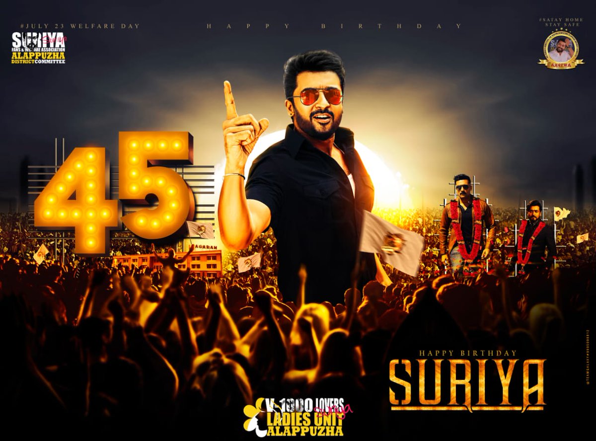 ARocky98's tweet photo. #HappyBirthdaySuriya
@Suriya_offl #SooraraiPottru
❤️Here is the day of festival arrises...🔥 Wishing our #Surya Anna a Happy birthday...🎂❣️ Inspiration of millions of people...✌
#Nadipin nayagan Surya anna❤️ #successfulactor🤟 #youthicon😉
#Agaram❣️#talented # dedication😘 https://t.co/4Edui6EA6p