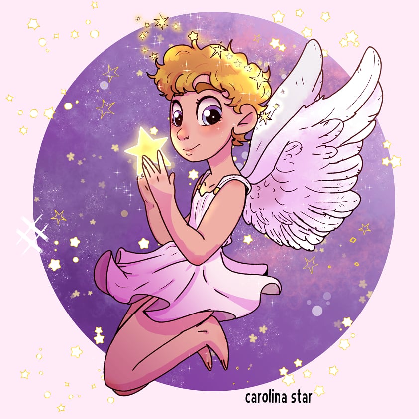 carolina_star's tweet photo. A little cherub an angel of stars.
Lately I'm having problems with my art style and I want to try new things that make me happy and I'm really happy with this one ☺️
.
.
#cherub #querubina #angel #angelofstars #star #galaxy #space #digitalart #clipstudio https://t.co/ZoFxZ8d4Ry