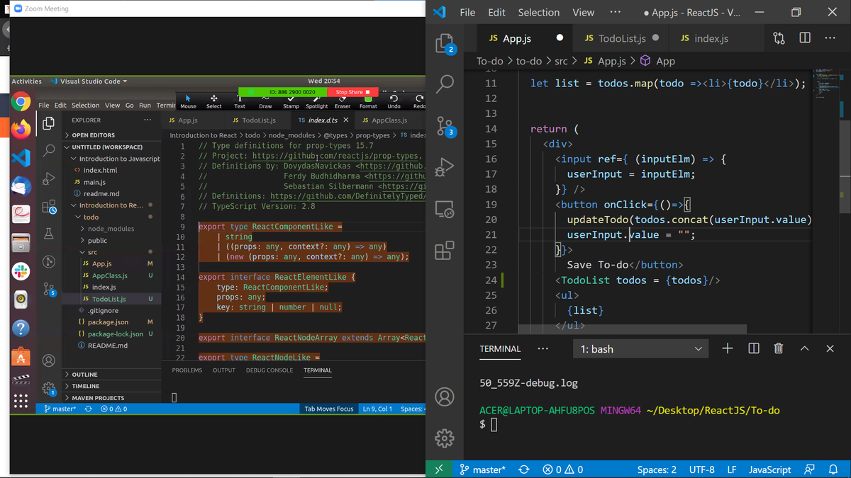 simonDungeon_'s tweet image. #day4 of #gslearningcontest

The session started with the project structure of a typical @reactjs app. Learnt a lot today!

@Girlscript1  @gssummit @gssummit2020 @nadirlaskar