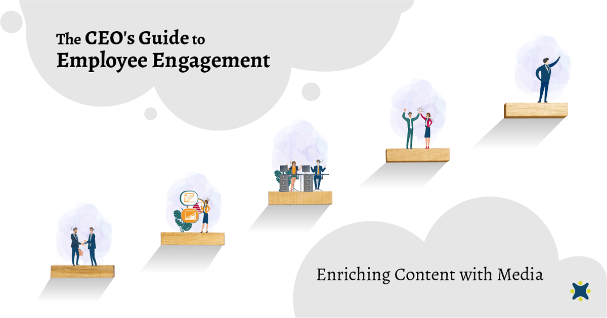 HubEngage's tweet photo. In "The Age of Visual Culture" posts with different types of media will receive higher engagement. An engaging video boosts your chances for higher engagement even further. Enrich your content with media to #engageemployees. #CEOsGuideToEmployeeEngagement https://t.co/CKEFnhnjMH https://t.co/bu7ExPmZxl