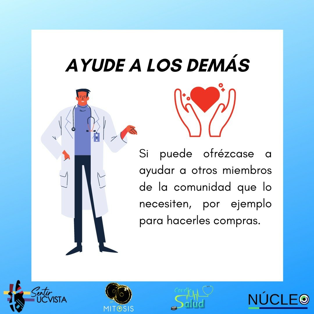 Sentir_UCVista's tweet photo. Hay quienes son más sensibles al estrés. Dentro de este grupo se encuentran los niños y adolescentes, las personas con trastornos de salud mental o aquellas que se encuentran sometidos a una fuerte presión como el personal salud.
#Covid_19 #QuedateEnCasa #sentirucvista https://t.co/KQc9Fz4LKe