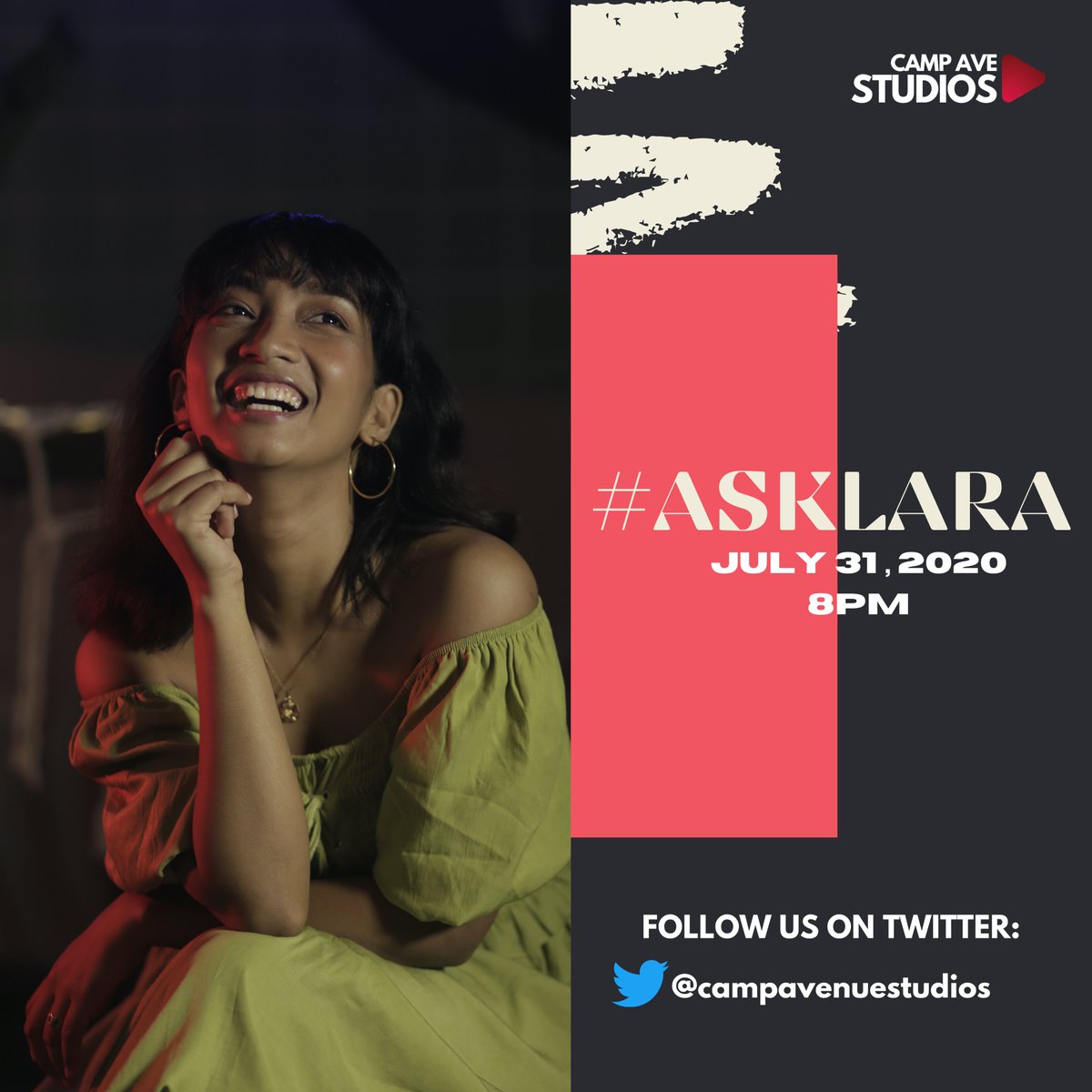 campavestudios's tweet photo. What if her world will collide to yours? 

Time to grab this chance. ✨ Let's ask the one and only @auradominique_ , see you tonight!

#AskLara #ChasingSunsetsTheSeries https://t.co/3jBGDt2Duc