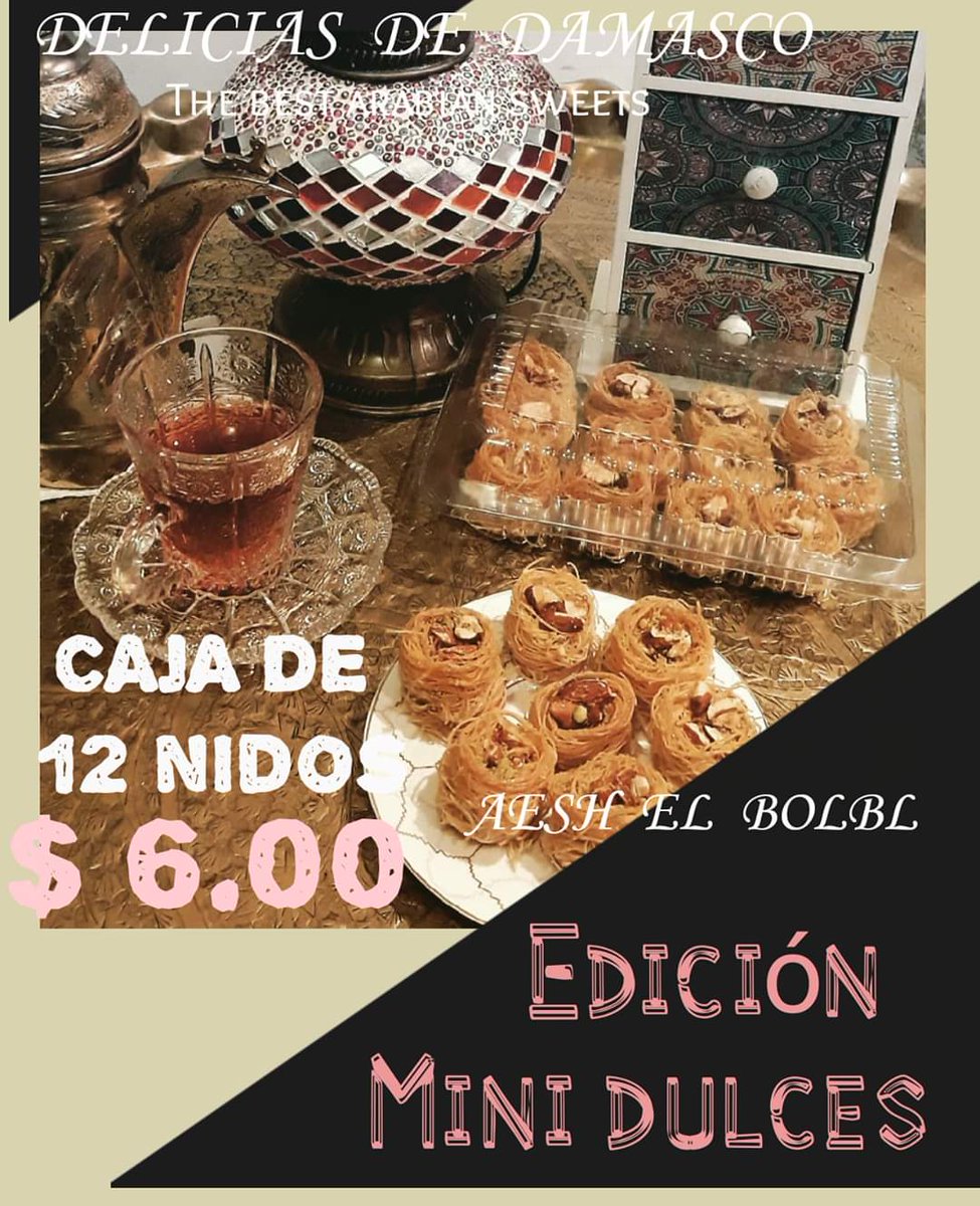 DesdeCeroMP's tweet photo. Ehab Moshmosh es dueño de las ‘Delicias de Damasco’, un emprendimiento que ofrece los mejores dulces árabes que permiten probar un pedacito de Medio Oriente en Ecuador.

📻 Siga esta entrevista en la 105.3FM y en https://t.co/4LmHzJoEWF https://t.co/NgN33wxEBG