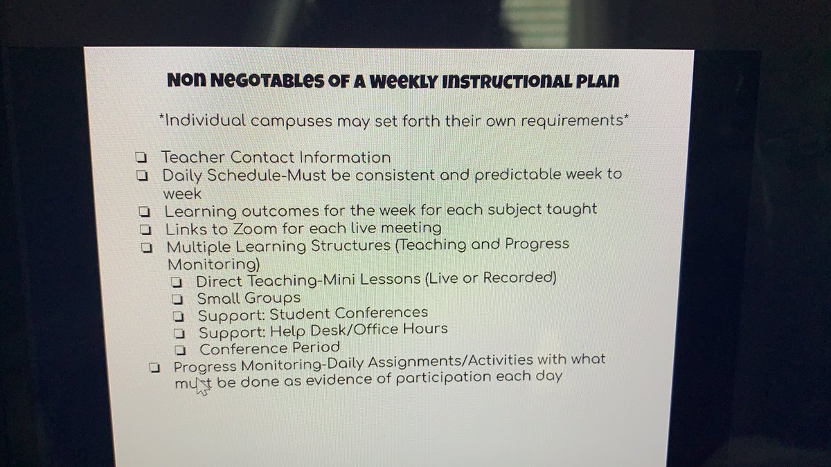 MLozamarin's tweet photo. Creating an Instructional Plan/a Week at a Glance #HumbleISD_TandL https://t.co/qXLeWSmmDr