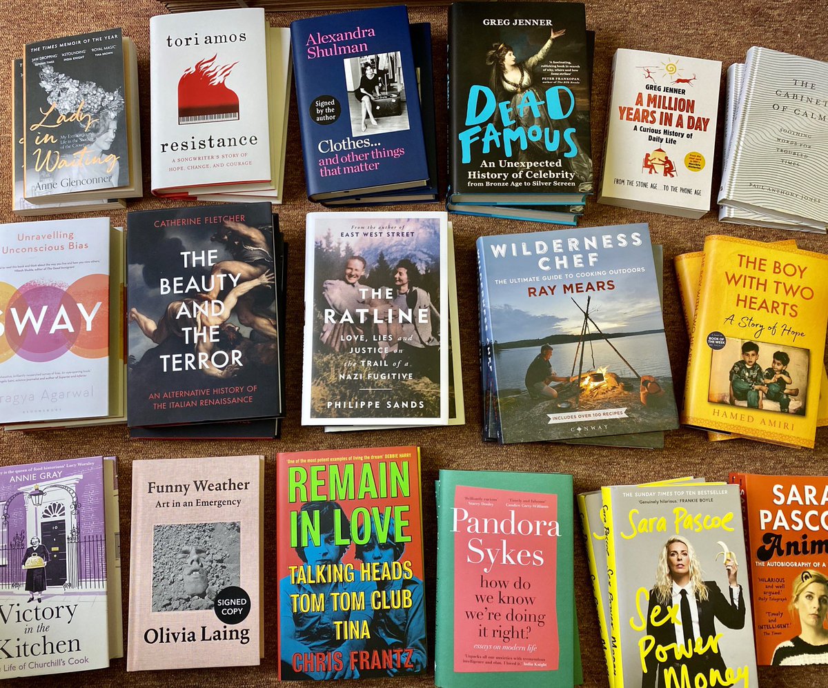 foxlanebooks's tweet photo. 🌟COMPETITION🌟 all of the books in this 📸 are #SIGNED + some are #firsteditions too! One lucky RT-er will win TWO of the books in this photo! Please help support an indie &amp; check out our full range of signed non-fiction/fiction over at https://t.co/U4ZI0GNM53 
#bookgiveaway https://t.co/iZFrfaKitY
