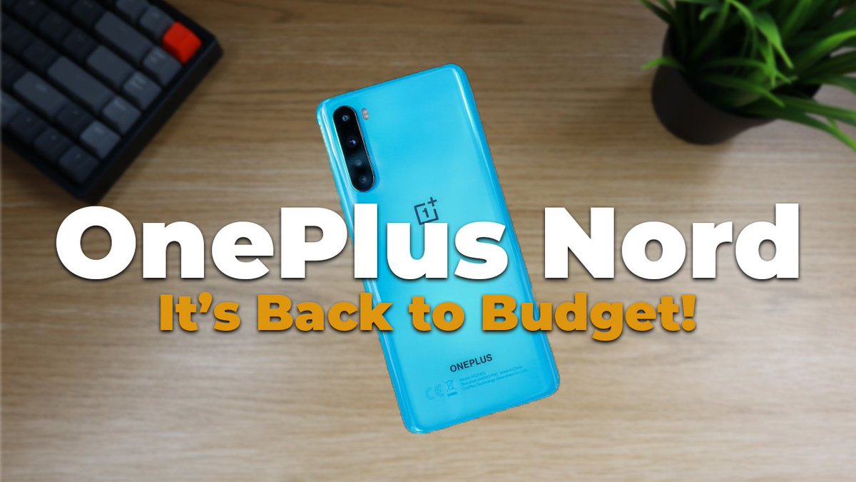 DomTalksTech's tweet photo. I'm Back! 
NEW video drops at 19:30 GMT tonight! ⏰
Make sure you stay tuned!
I give my first impressions &amp; review of the OnePlus Nord, the companies brand NEW smartphone category!
#OnePlusNord #OnePlusNordLaunch #OnePlus #BudgetSmartphone #QuarantineContent #technews #smartphone https://t.co/UZqMD7oV8t