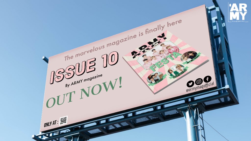 ARMYMAGofficial's tweet photo. Written by ARMY for ARMY, #ARMYMAGAZINE releases quarterly Magazine Issues about the wonderful boys, @BTS_twt. 

Check out all our Issues and our recent, #AM_Issue10, where we discuss #FESTA and it’s meaning to #BTS and ARMY! 

🔗https://t.co/Jyx44u722z
🔗https://t.co/Bh2qkAEfwl https://t.co/drwErrZXNc