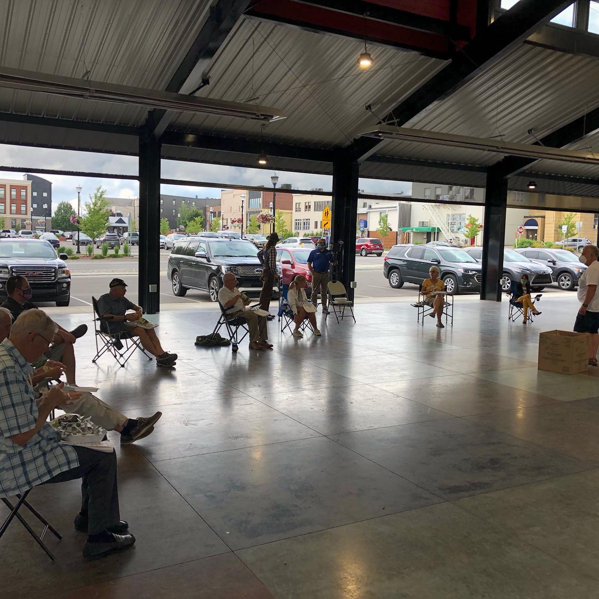 CadillacRotary's tweet photo. Great Rotary meeting today at the Farmer’s Market!! https://t.co/GlrOewxFez