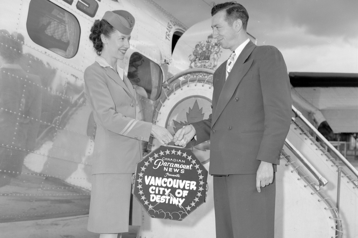What's in a name? With the addition of scheduled international air service to and from Vancouver, the airport’s name officially changed to Vancouver International Airport in 1947!  #YVRBDAY
