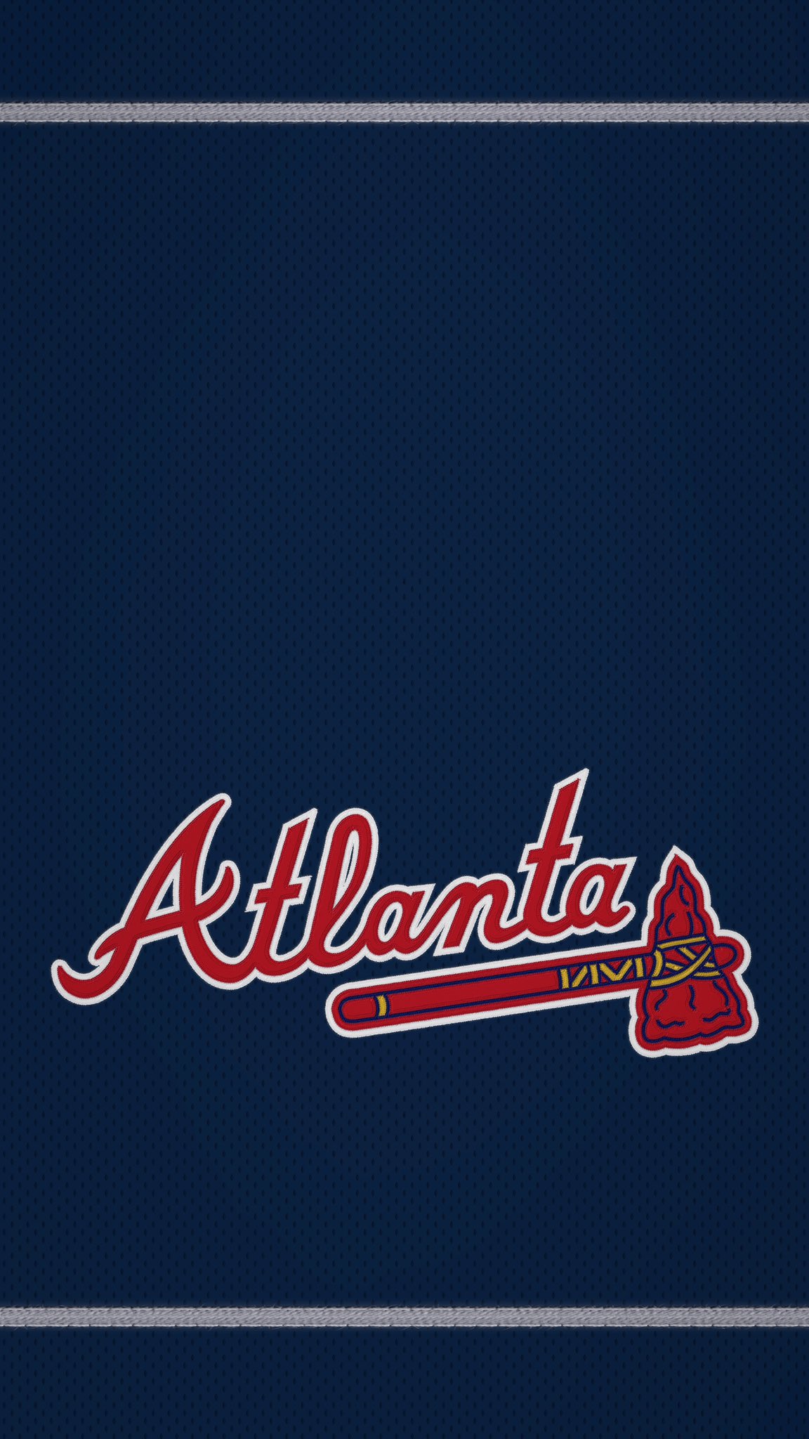 lockscreen atlanta braves iphone wallpaper