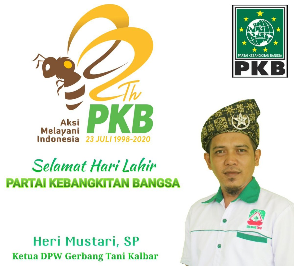 Alongheri2's tweet photo. Maju tak gentar membela yg benar
Rapatkan barisan bersama PKB... 

Selamat harlah PKB
@DPP_PKB @cakimiNOW @EmHasanuddin @DanielJohanw @eMTe1166 @IdhamArsyad_GT @billy4riez @Cak_Didi @masbams70 @cw_rusydie @lulukhamidah @IYA_Juwita https://t.co/b1upu7lH26