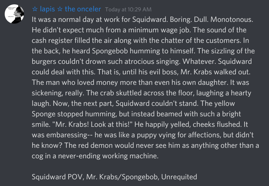sylveanh's tweet photo. hi flower wanted a new pinned message so here are some writing requests i did this morning on discord <3 https://t.co/UF4jHTuCvw