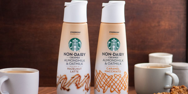 timthennes's tweet image. I'm happy to share some exciting news! Nestlé has expanded its line of Starbucks Creamers to include non-dairy options made with a blend of almond milk and oat milk. #emp bit.ly/32L68UM