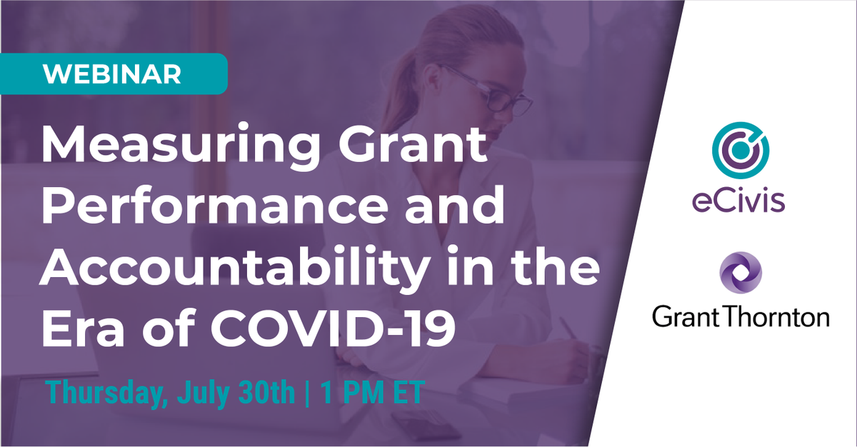 eCivis's tweet photo. Learn best practices from our #grants experts on how to navigate the #singleaudit and keep grant reporting and performance in compliance in the wake of the pandemic. Join us and @GTPublicSector on Thursday, July 30th at 1 PM ET. Register now: https://t.co/bfCgv8WTNX https://t.co/wEBZ6jzr95