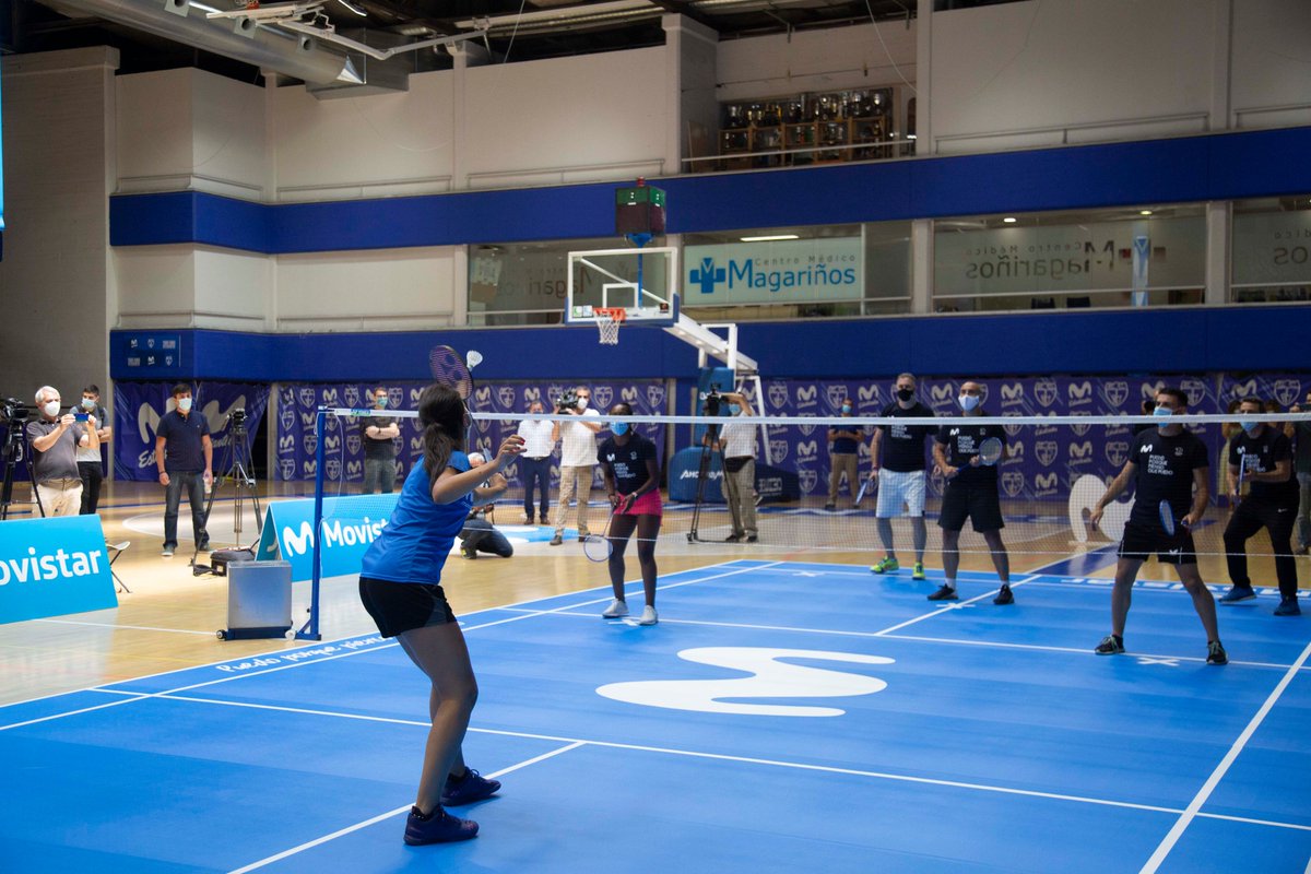 📸 Experiencia muy especial la que hemos vivido hoy con clientes <a href="/movistar_es/">Movistar España</a> y <a href="/CarolinaMarin/">Carolina Marín</a> estrenando <a href="/MovistarAcademy/">Movistar Academy Magariños</a>.

¡Gracias por acompañarnos, Carolina!