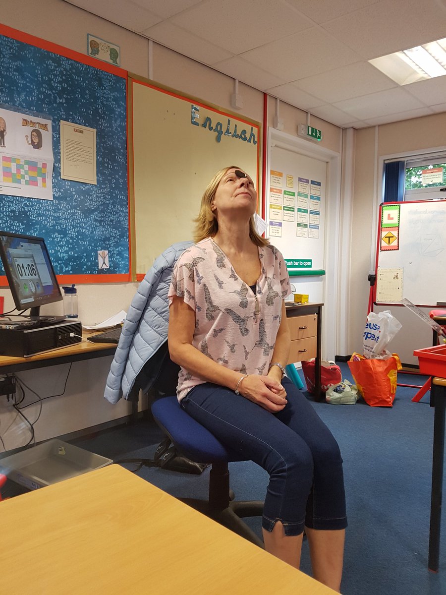 TyntesfieldCP's tweet photo. Ah a great last day today with my lovely Pineapple Peeps. We had some silly fun playing games.  The best was -  place an Oreo thin on your forehead and using only your only face, move it to your mouth and eat it. Win win! Jacob said lying down was best but I didn't believe him. https://t.co/N1pEMgp6bP