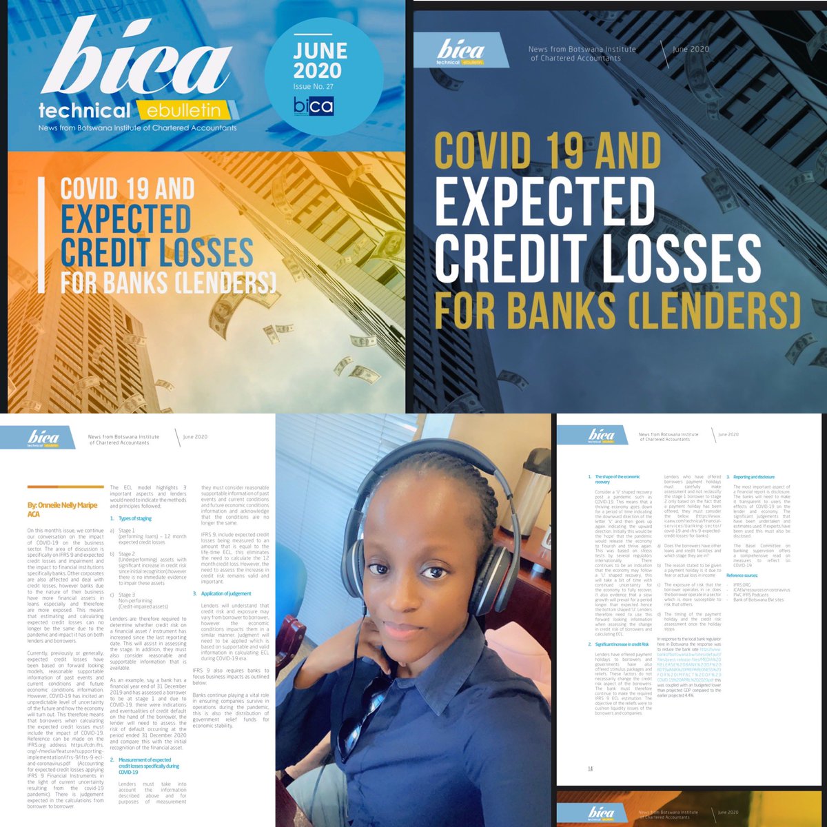 onexnells's tweet photo. Estimation, calculations and measurements even disclosure of expected credit losses (financial assets/loans) during the Covid 19 pandemic can no longer be done ✅ the same way and this specifically applies to Banks - #https://bica.org.bw/common_up/bica/doc_1594990123.pdf https://t.co/iucGl81Dbn