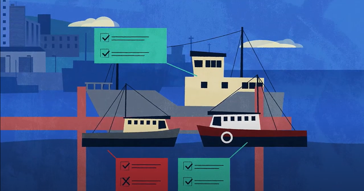 Finally, catch is unloaded in a port state and sent to market.But not every port state follows consistent international rulesto ensure that vessels that use their ports are not carrying IUU catch. Ensuring all ports follow the same rules is key to stopping illegal fishing.