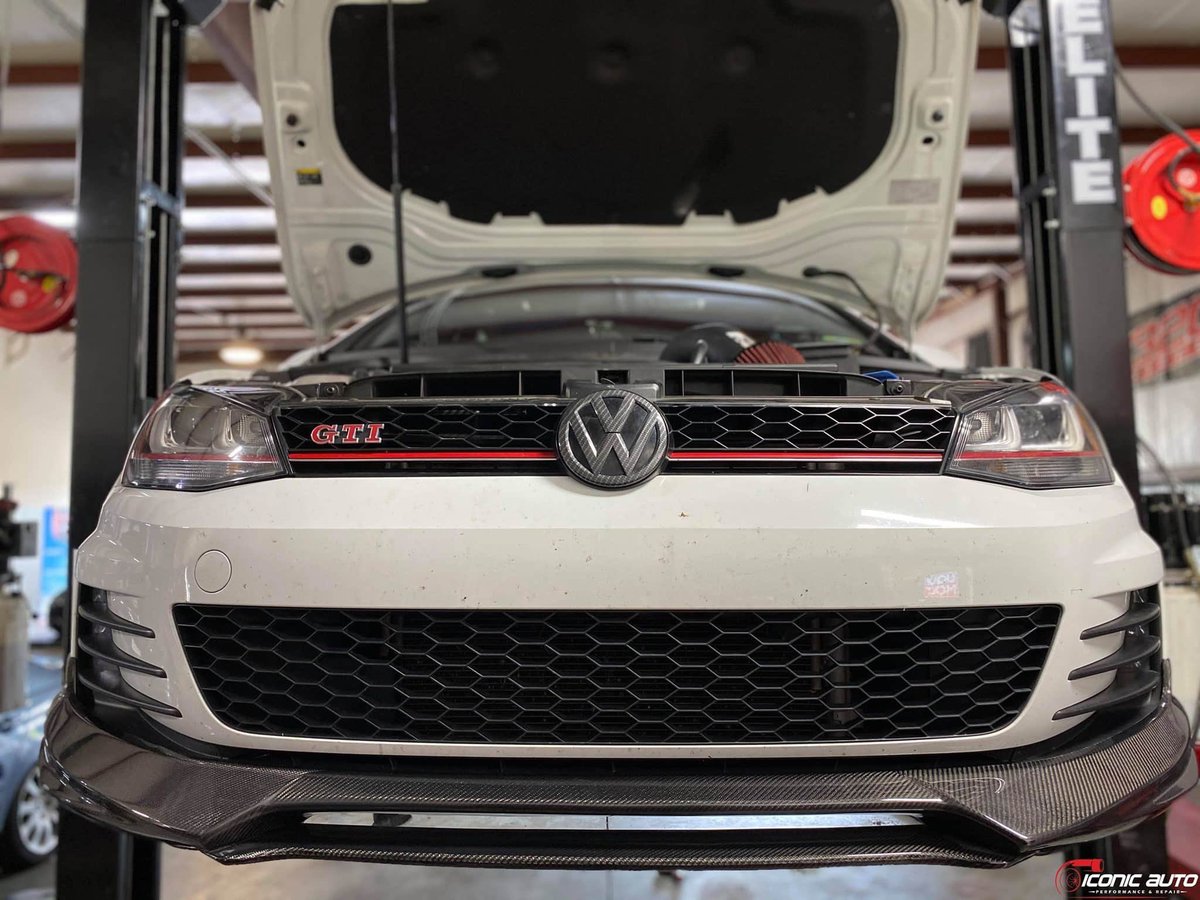 IconicAutoATL's tweet photo. MK7 GTI got some goodies 
- Carbon fiber front lip
- Carbon fiber diffuser 

Contact us for your automotive needs 
Iconic Automotive &amp; Performance
☎️678-541-5244☎️

#iconic #automotive #performance #repair #suwanee #atlmk7 #gti #volkswagen #golf #gti #carbonfiber #rwcarbon https://t.co/GFwYpCL8Gh