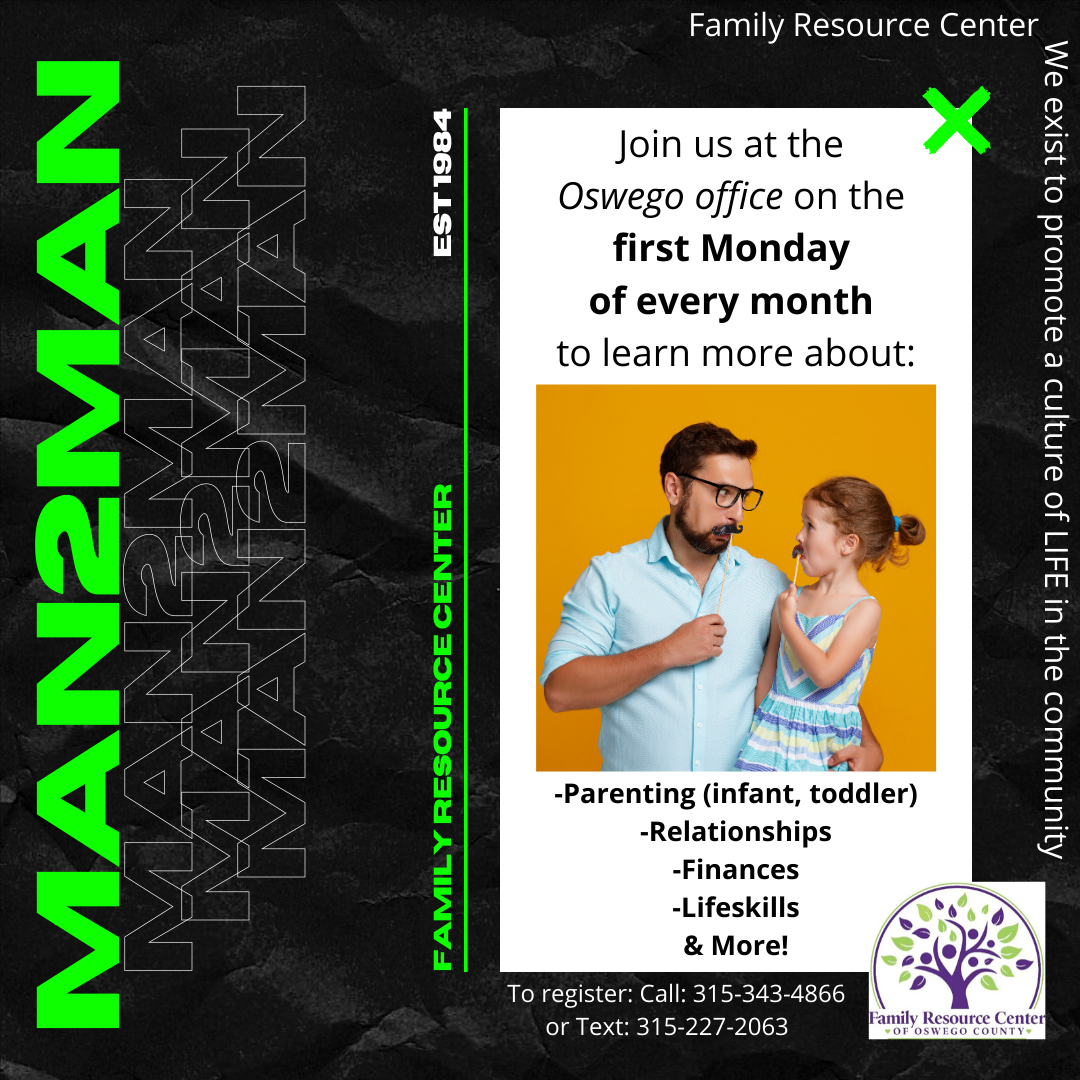 FRCOswego's tweet photo. Hey Gentleman! Did you know we host informational events? Join us on August 3rd at the Oswego office for our Man2Man discussion group! To register: Call: 315-343-4866 or Text: 315-227-2063 https://t.co/Wz8wG9KsdJ